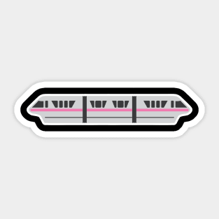 Monorail - Pink Sticker